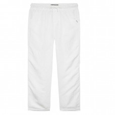 TOMMY HILFIGER παντελόνι λινό KB0KB09640-YBR λευκό